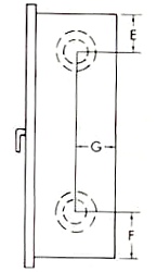 Side View Fire Hose and Valve Cabinets