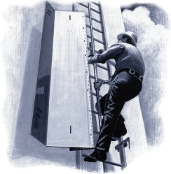 ladder gate climb preventative shield