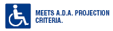 meets ADA projection criteria